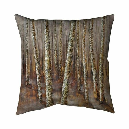 BEGIN HOME DECOR 20 x 20 in. Forest-Double Sided Print Indoor Pillow 5541-2020-LA6